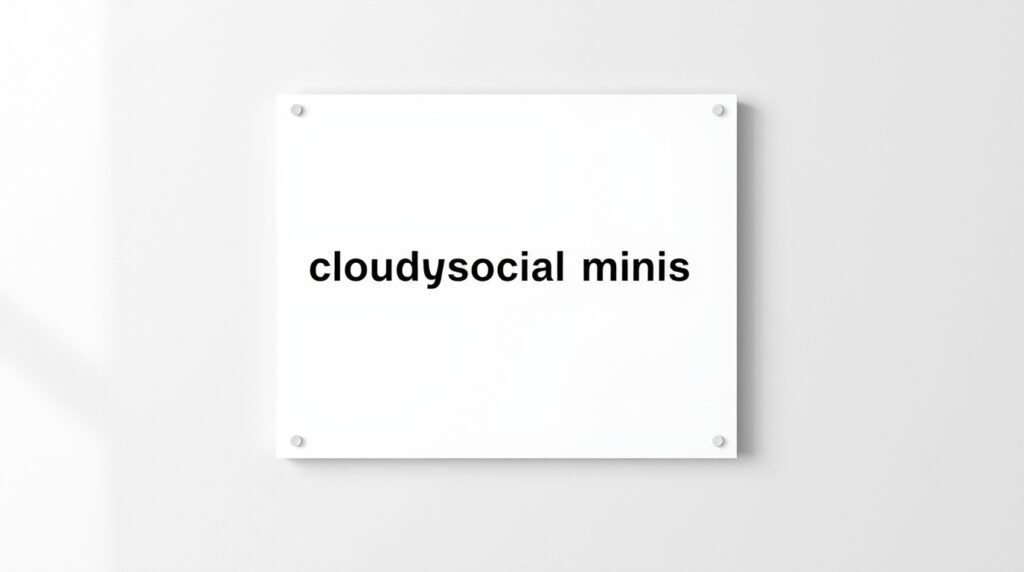 cloudysocial minison